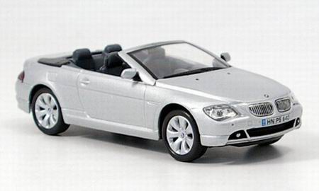 Модель 1:43 BMW 6er Cabrio - silver