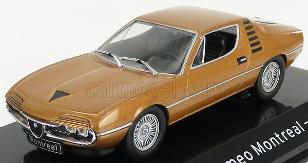 Alfa Romeo MONTREAL - CON VETRINA - WITH SHOWCASE BROWN MET 144597 Модель 1:43