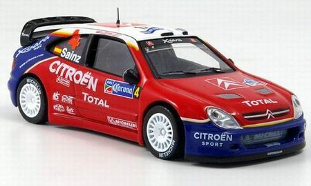 Модель 1:43 Citroen Xsara WRC №4 Rally Mexico (Carlos Sainz - Marc Marti)