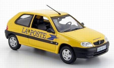 Модель 1:43 Citroen Saxo II «La Poste» - yellow