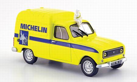 Модель 1:43 Renault 4 F 6 «Michelin» - yellow