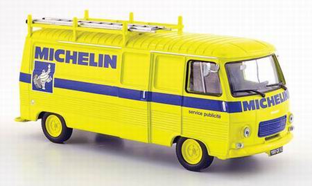 peugeot j7 rallonge service publicite «michelin» - yellow MCW155717 Модель 1:43