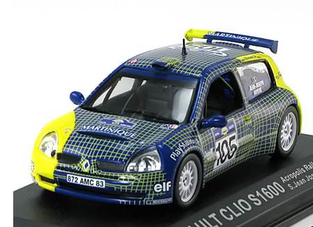 Модель 1:43 Renault Clio S 1600 №105 Rally Acropolis (Simon Jean-Joseph - Jacques 