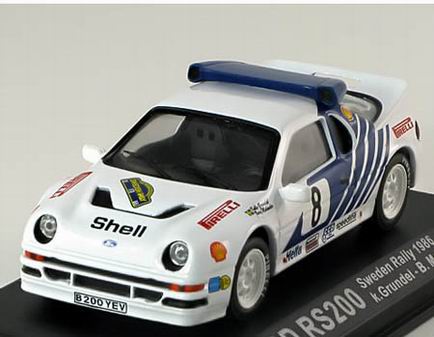 ford rs 200 №8 rally sweden 34631 Модель 1:43