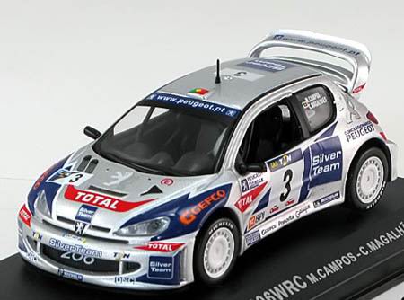 Модель 1:43 Peugeot 206 WRC №3 Rally Portugal (M.Campos - C.Magalhaes)