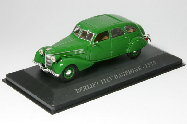 berliet 11cv dauphine - green A60623 Модель 1:43
