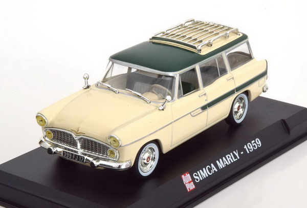 Модель 1:43 Simca Marly - beige/green