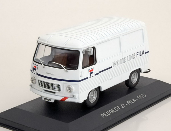 Peugeot J7 «FILA» - white AF032 Модель 1:43