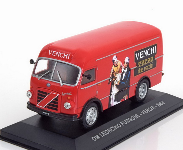 om leoncino furgone «venchi» - red A67315 Модель 1:43