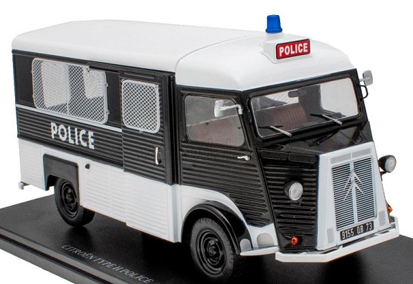 Citroen Type-H Van Police 1960 (Black White)