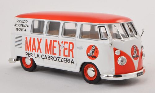 volkswagen t1 kombi «max meyer» - red/white AF007 Модель 1:43