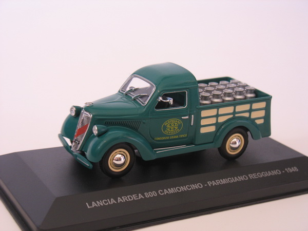 lancia ordea 800 camioncino "parmigiano reggiano" 1948 green AF061 Модель 1:43