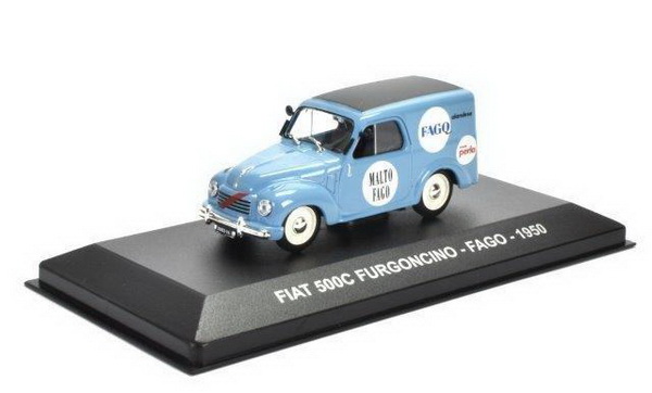 FIAT 500C FURGONCINO "FAGO" 1950 Blue AF100 Модель 1:43