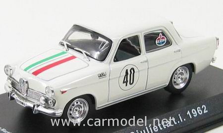Модель 1:43 Alfa Romeo Giulietta Ti №40 RALLY INTERNAZIONALE SAN MARTINO DI CASTROZZA (ZANDONA - ANDRETTA)