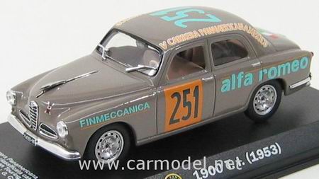 Модель 1:43 Alfa Romeo 1900 Ti №251 Winner Categoria Touring 1900 V Carrera Panamericana Mexico (C.Sanesi - G.Cagna)