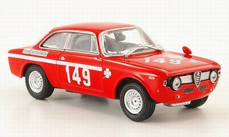 Модель 1:43 Alfa Romeo GTA 1300 Junior №149 Winner CLASSE 1300 - 6th ASSOLUTO GP Mugello (E.PINTO)