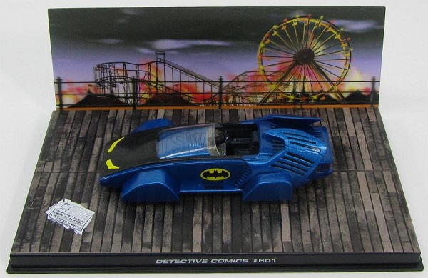 BATMAN Batmobile - Detective Comics 601 1989, Blue Met Matt Black BAT013 Модель 1:43