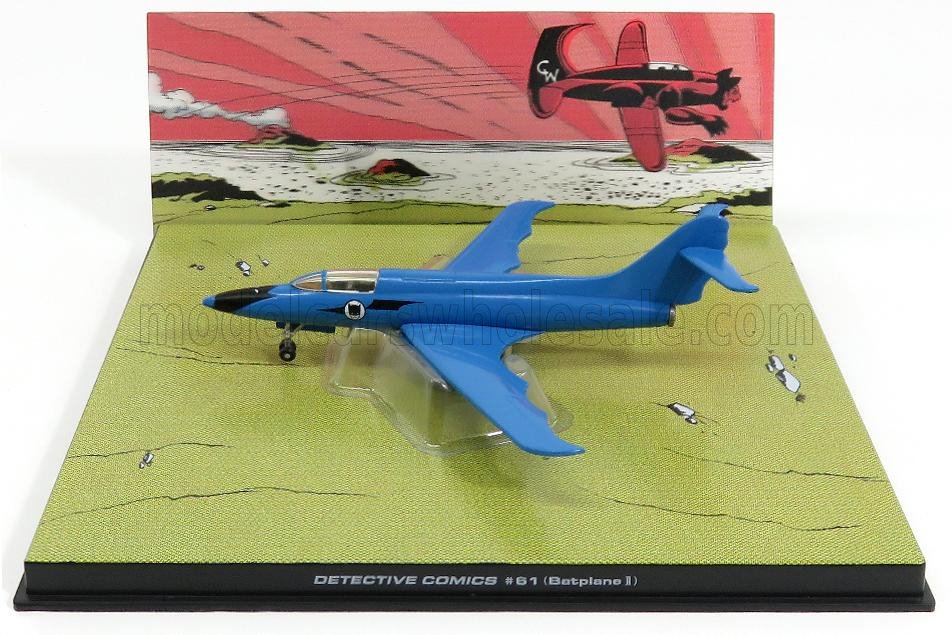 Модель 1:43 BATMAN Batplane II - Airplane Detective Comics 61 - Light Blue