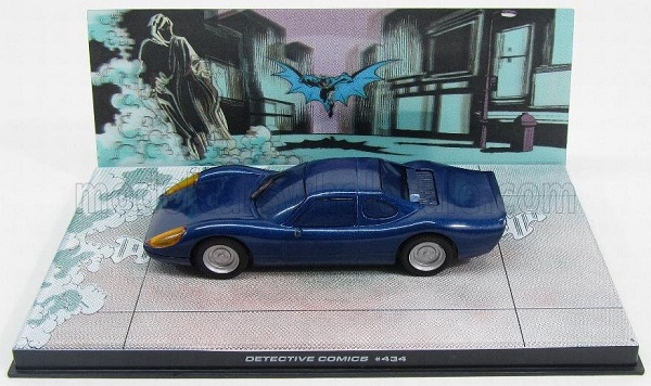 BATMAN Batmobile - Detective Comics 434, Blue Met BAT050 Модель 1:43
