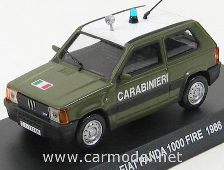 fiat panda 1000 fire «carabinieri» - military green C006 Модель 1:43
