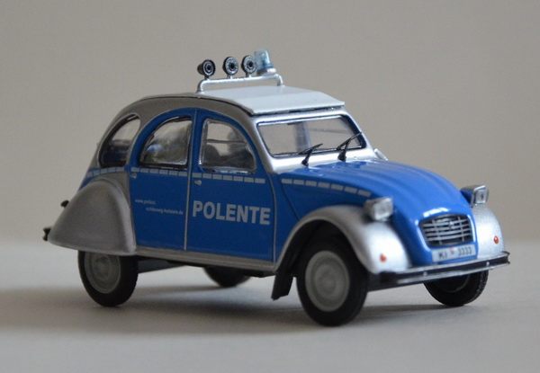 citroen 2cv polente allemande police 2CVAUTOPLUS025 Модель 1:43