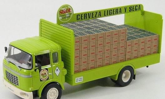 berliet barreiros gak truck - skol cerveza ligera y seca EDI1002 Модель 1:43