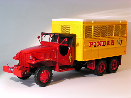 Модель 1:43 GMC Truck «Pinder» цирковой