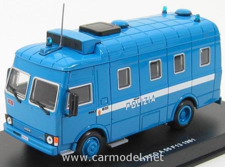 iveco fiat a55 f13 blindato «polizia» - blue/white EDI102 Модель 1:43