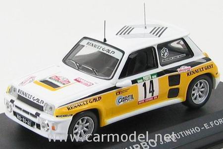 Модель 1:43 Renault 5 Turbo №14 Winner Rally Portugal (Joaquim Moutinho - Edgar Fortes)