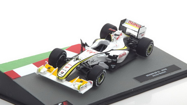 Модель 1:43 Brawn GP 01 №22 World Champion (Jenson Button) (Altaya F1 Collection)