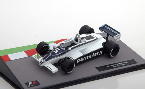 Модель 1:43 Brabham Ford BT49 №5 «Parmalat» World Champion (Nelson Piquet) (Altaya F1 Collection)