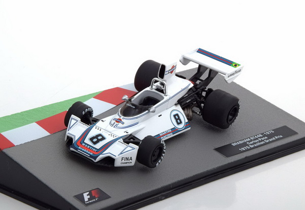 Модель 1:43 Brabham Ford BT44B №8 «Martini Racing» GP Brasilien (Jose Carlos Pace) (Altaya F1 Collection)