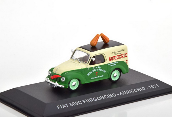 FIAT 500 C Furgoncino «Auricchio» - green/cream