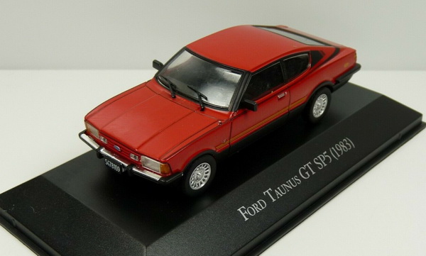 ford taunus gt sp5 - серия «autos-inolvidables-anos-80-90» - red AAC008 Модель 1:43