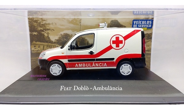 fiat doblo «ambulancia» DOBRASCOLL069 Модель 1:43