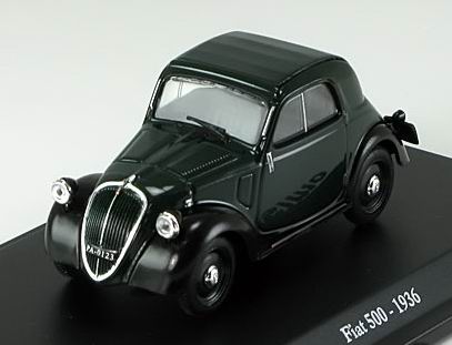 Модель 1:43 FIAT 500 - green black