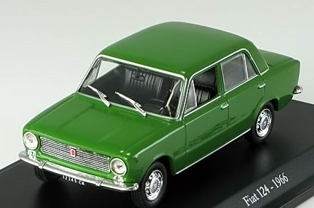Модель 1:43 FIAT 124 / green