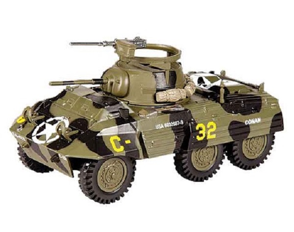 ford m8 armored car 2nd armored division avranches (france) us armee EX09 Модель 1:43