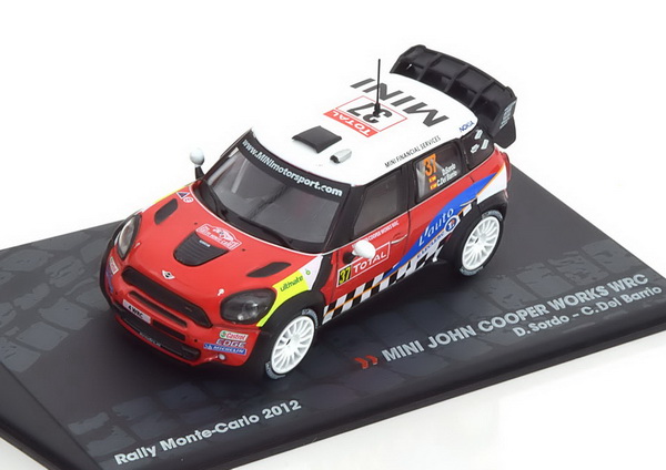 Модель 1:43 Mini John Cooper Works WRC №37, Monte-Carlo (Daniel Sordo - Carlos Del Barrio)