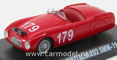 Модель 1:43 Cisitalia 202 Spider №179 Mille Miglia (Tazio Nuvolari - Carena)