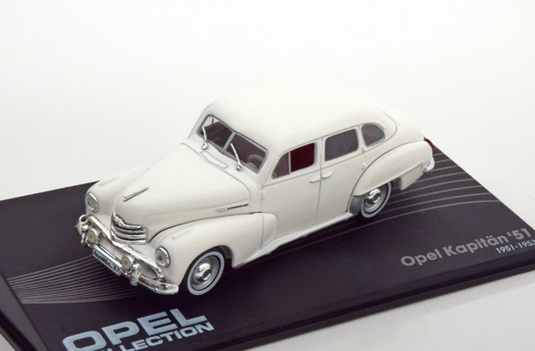 Модель 1:43 Opel Kapitan - white