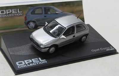opel corsa b hideo kodama 1993 silver OPEL-129 Модель 1:43