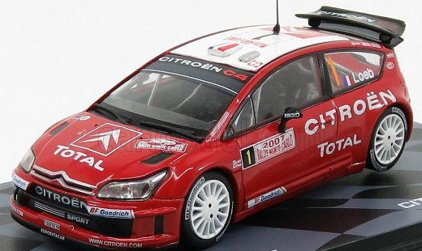 Модель 1:43 Citroen C4 WRC №1 Winner Rallye Monte-Carlo, WORLD CHAMPION (Sebastian Loeb - Daniel Elena)