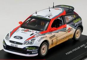 Модель 1:43 Ford Focus WRC №4 3rd RAC Rally (Carlos Sainz - Luis Moya)