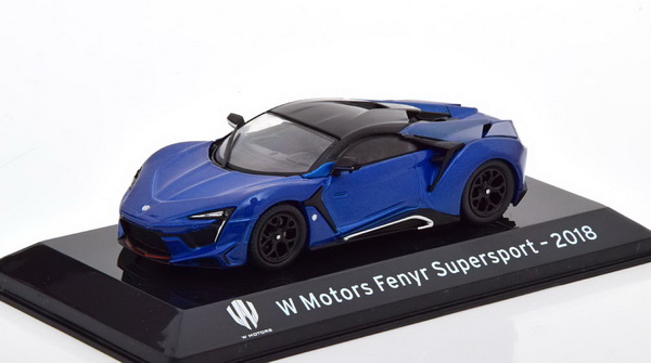 Модель 1:43 W Motors Fenyr Supersport - blue