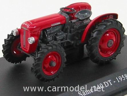 same 240dt tractor - grey/red TRAC003 Модель 1:43