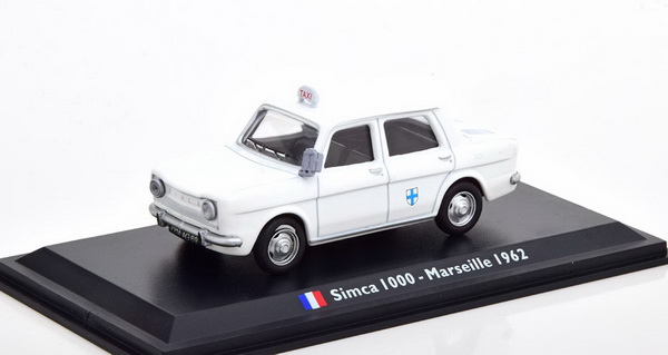 Simca 1000 Taxi Marseille - white
