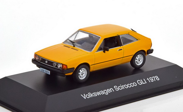 volkswagen scirocco gli - orange VW-05 Модель 1:43