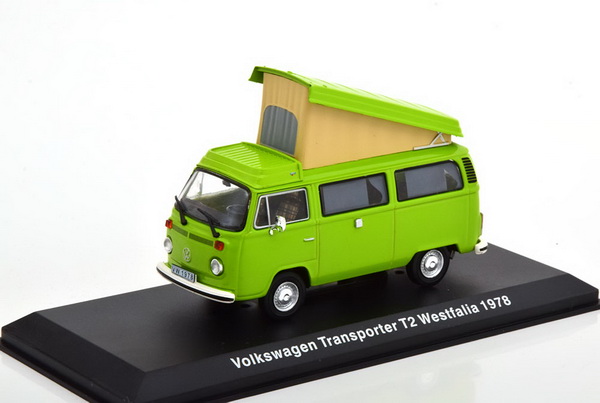 Модель 1:43 Volkswagen Bulli T2 Westfalia - green