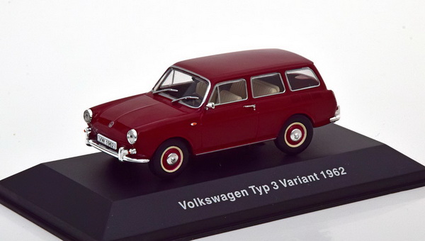 Модель 1:43 Volkswagen Typ 3 Variant - dark red